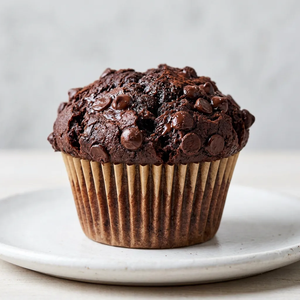 Healthy Indulgence Chocolate Muffin