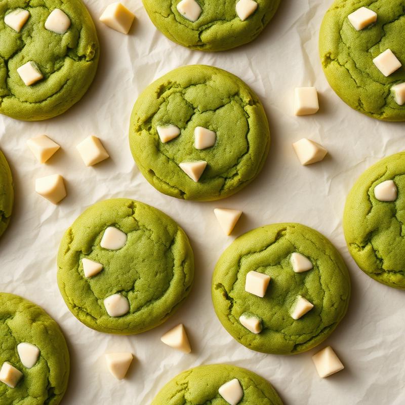 Matcha Sea Salt Cookies